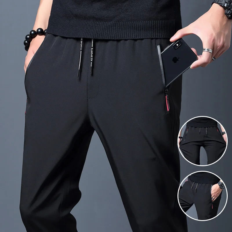 Streetwear Brand Joggers - Männer Casual Hosen Stretch Slim Fit