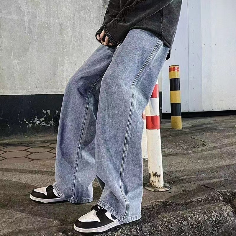 Streetwear Brand Denim - 2023New Streetwear Lose Jeans Männer Koreanischen