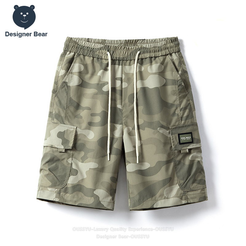 Brand Of Streetwear - Markenkleidung Sommer Cargo Camo Shorts Herren