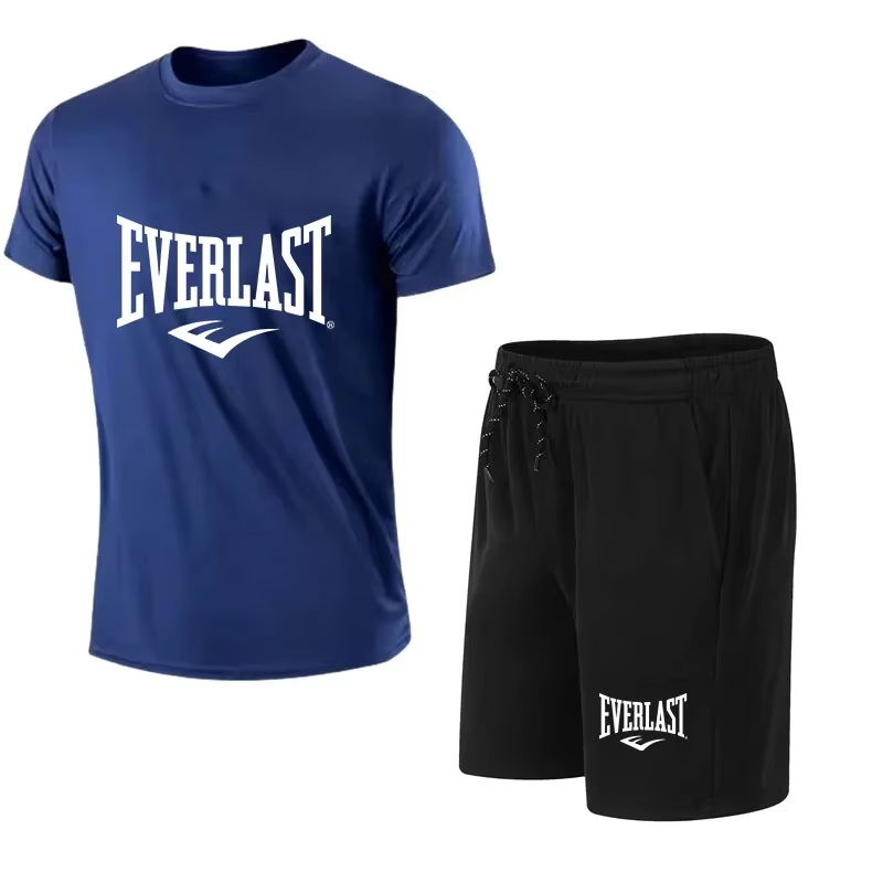 Streetwear Brand T Shirt - EVERLAST Herren T-Shirt + Shorts 2-teiliges