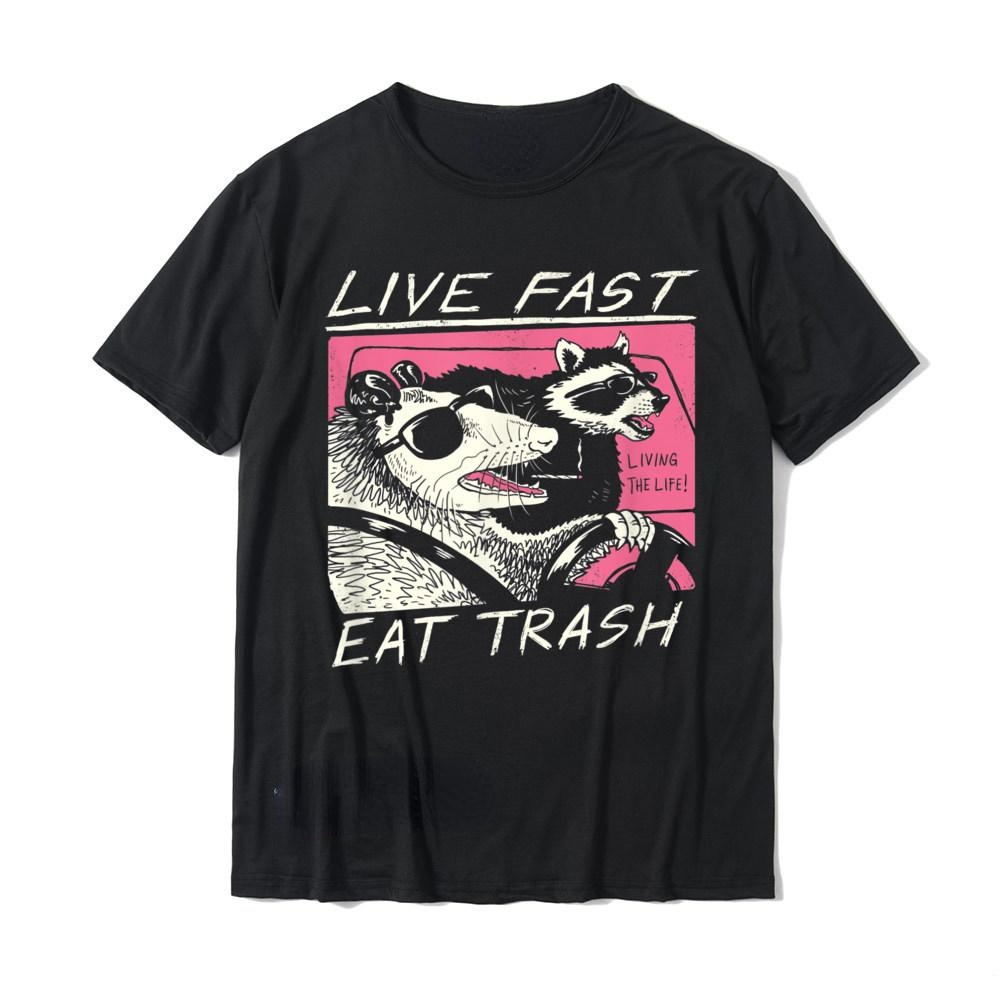 Streetwear Brand T Shirt - Schnell leben! Müll essen! Mann T-Shirt