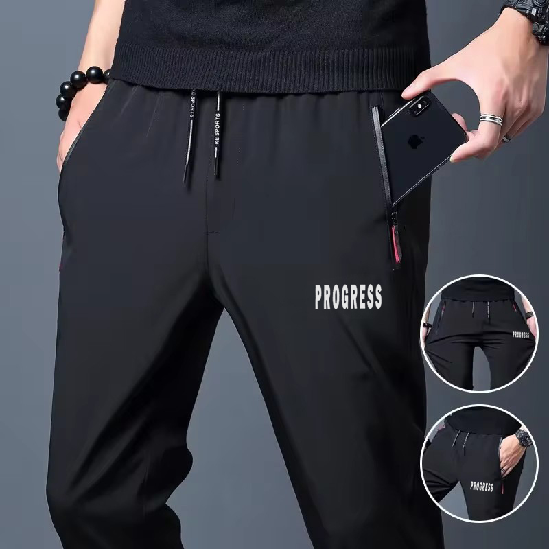 Streetwear Brand Joggers - PROGRESS Gedruckt männer Casual Gerade Hosen