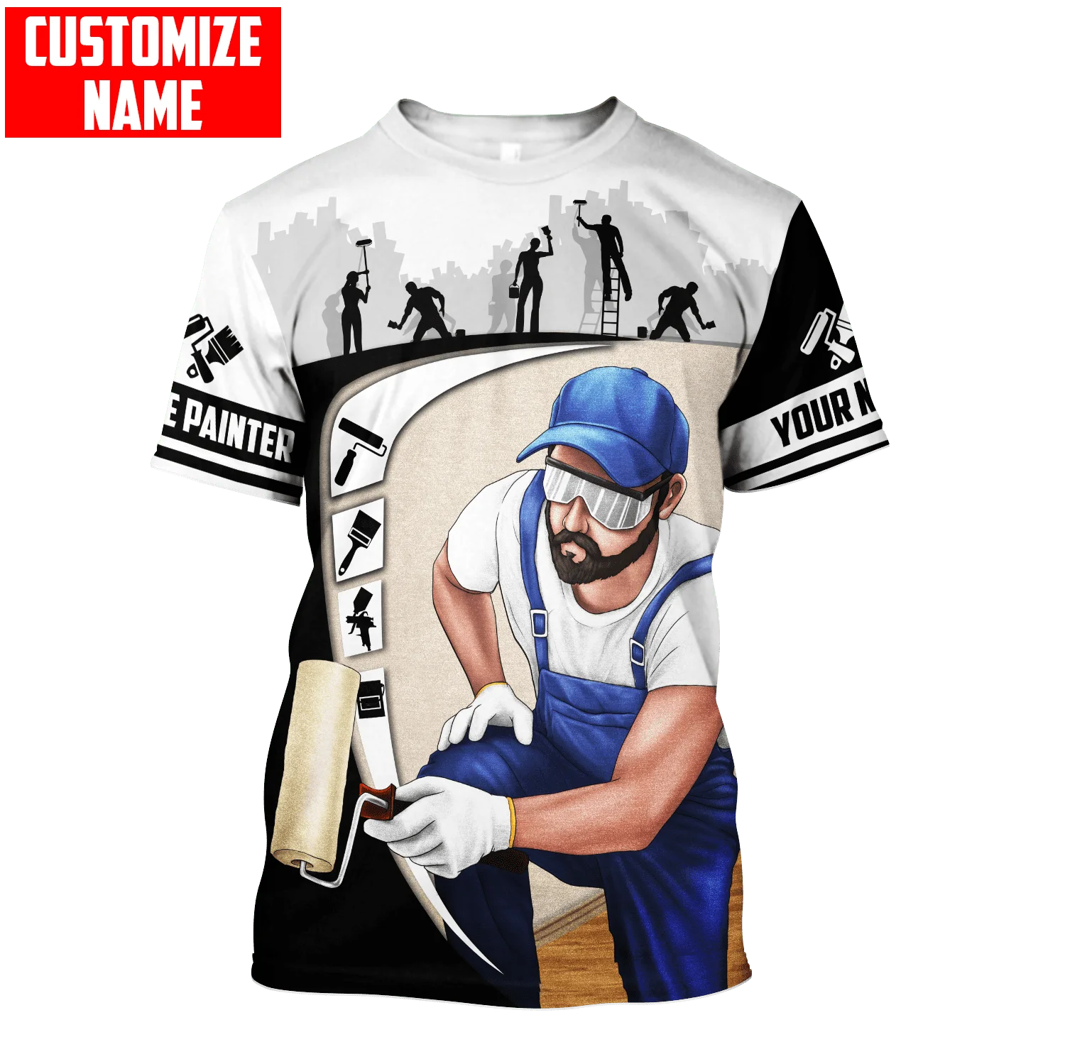 Personalisierte Name Maler 3D  – Streetwear Brand T Shirt Bewertung und Preis