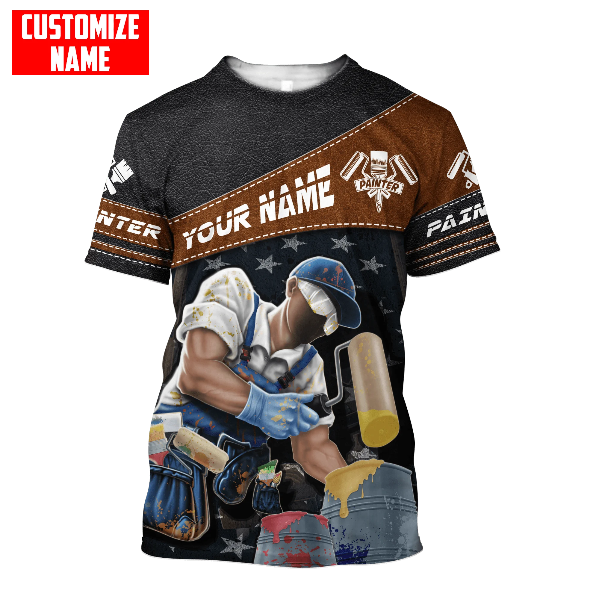 Personalisierte Name Maler 3D  – Streetwear Brand T Shirt Bewertung und Preis