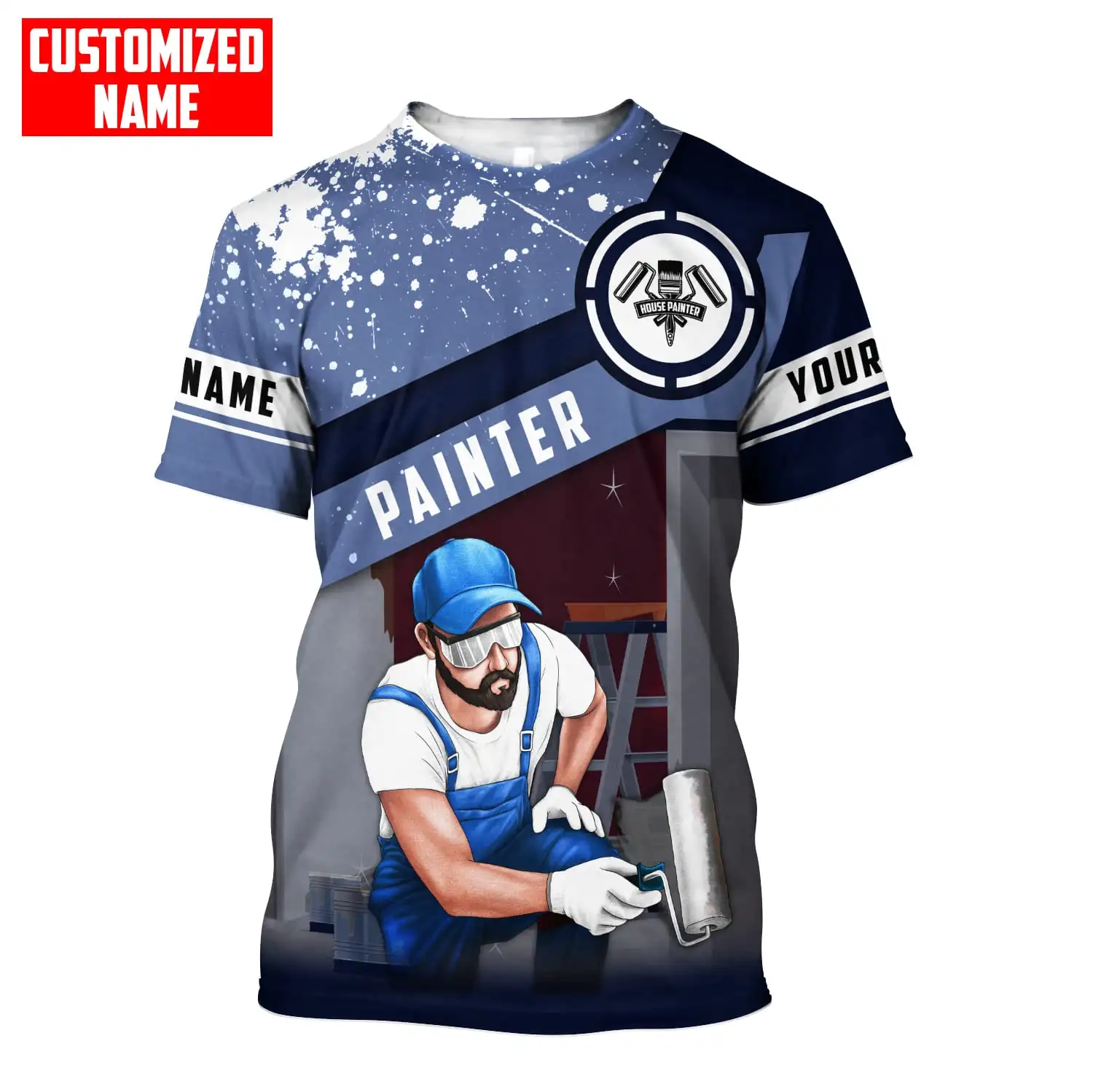 Personalisierte Name Maler 3D  – Streetwear Brand T Shirt Bewertung und Preis