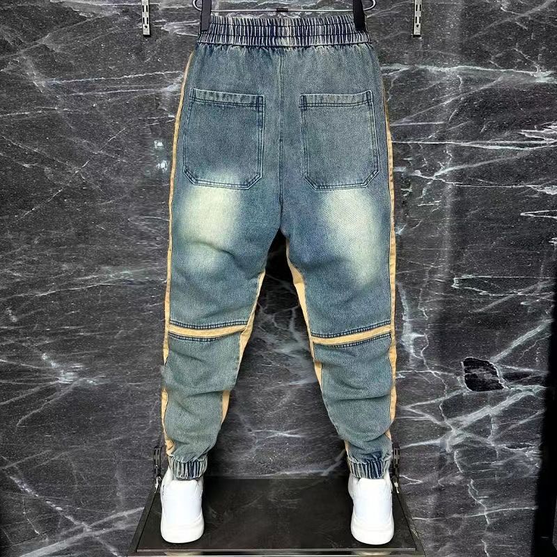 2024 neue Harems hose gespleiß – Streetwear Brand Denim Bewertung und Preis