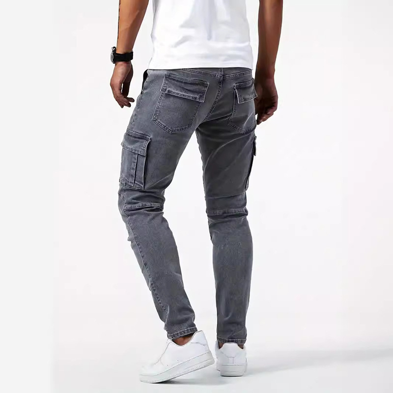 Straße Elastische Jeans Bleist – Streetwear Brand Joggers Bewertung und Preis
