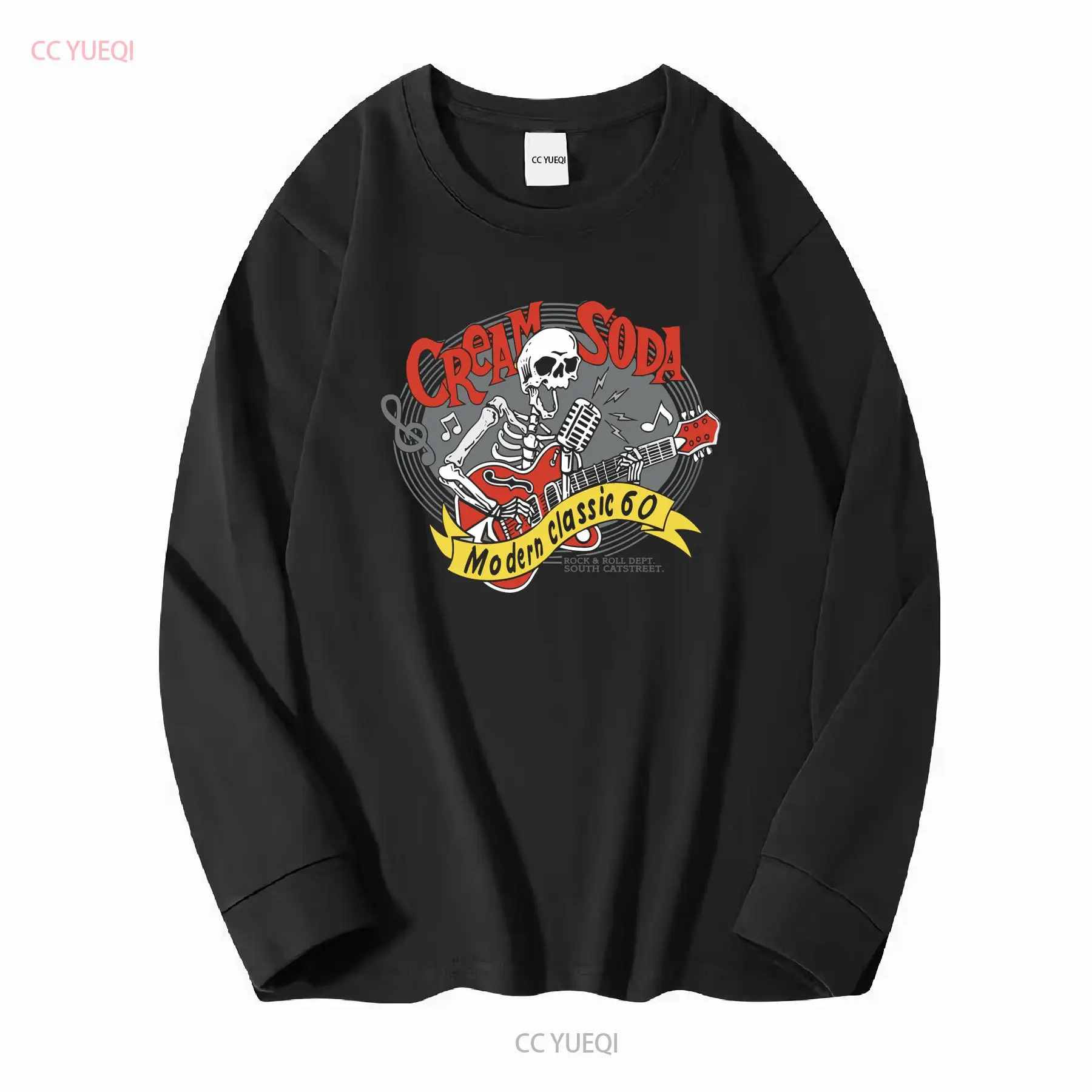 Cremefarbenes Soda Rock Roll T – Streetwear Brand Vintage Bewertung und Preis