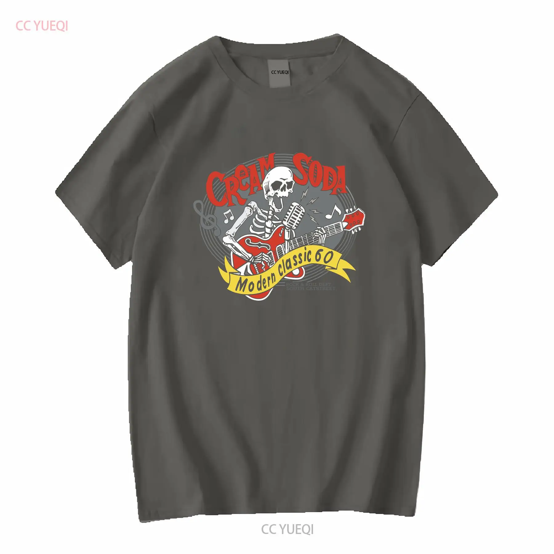 Cremefarbenes Soda Rock Roll T – Streetwear Brand Vintage Bewertung und Preis